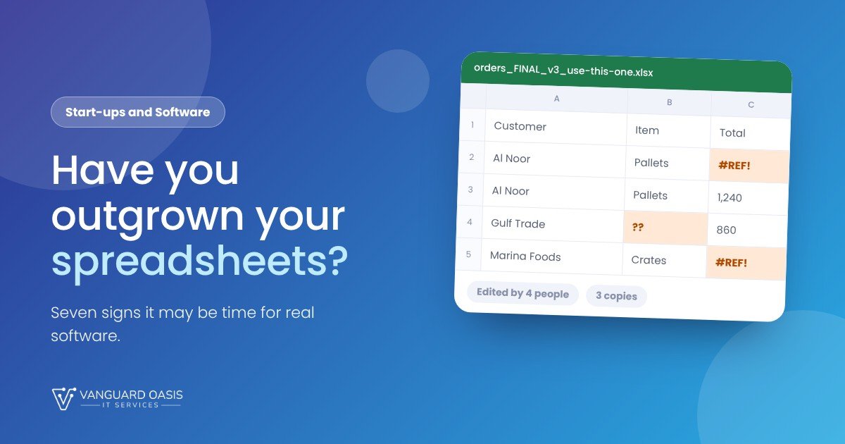 Outgrown Your Spreadsheets